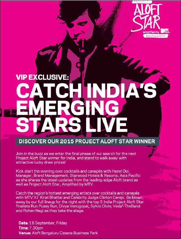 PROJECT ALOFT STAR MTV – Finale at Aloft Cessna Business&nbsp;Park